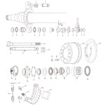 York 2950 Axle 335mm x 210mm Brake